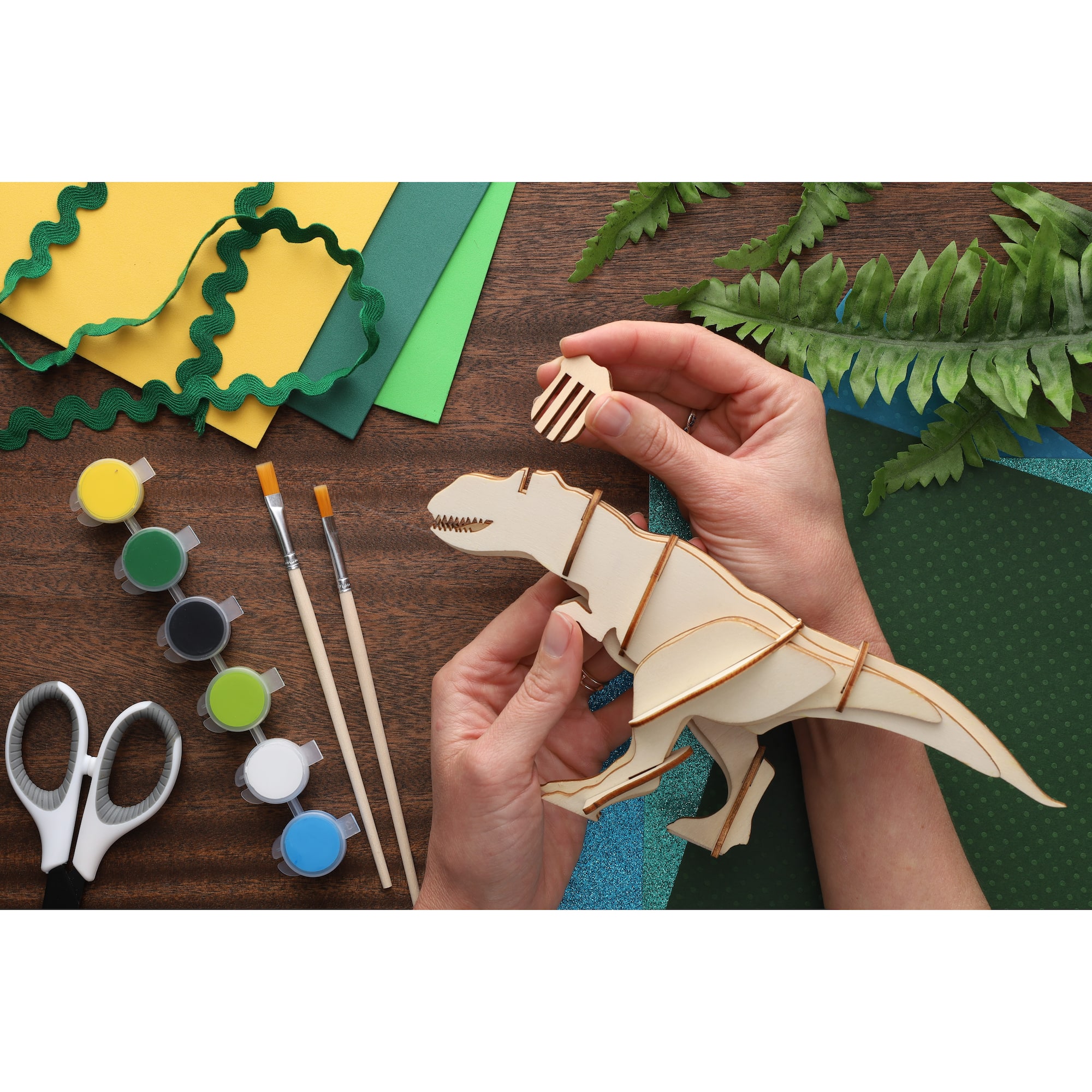 Leisure Arts Wood Build It T-Rex